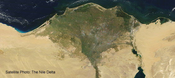 the Nile Delta